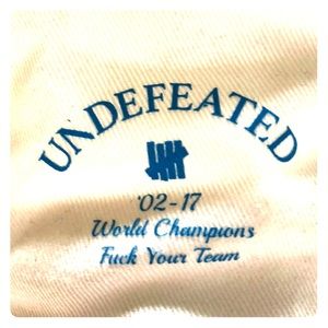 UNDEFEATED WORLD CHAMPION HAT